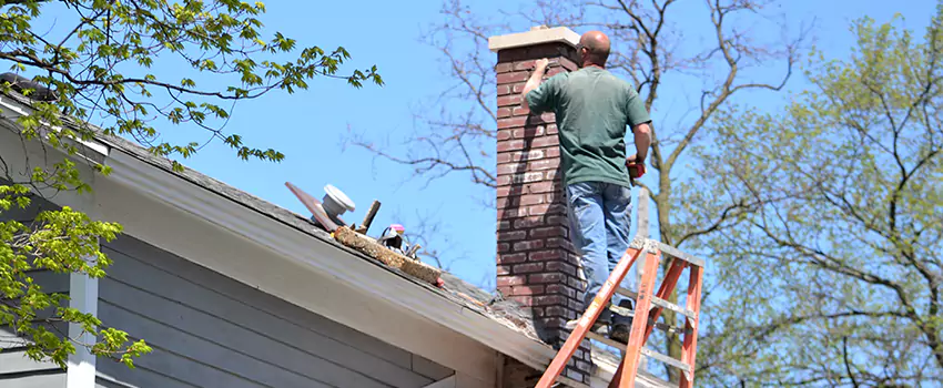 Vinyl and PVC Chimney Flashing Installation in Aurora, IL